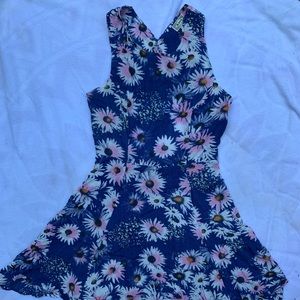 Floral Keyhole Dress